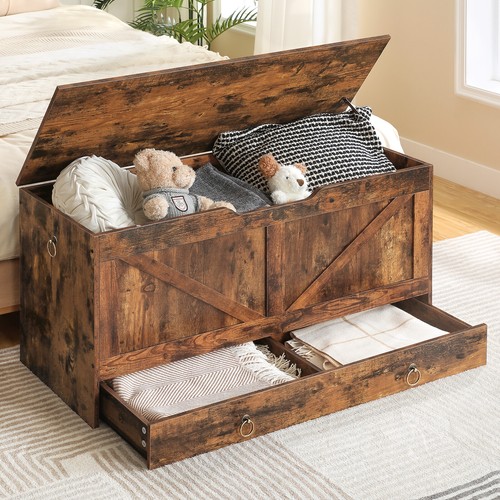 Hoobro storage chest wooden - chest,