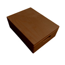 LARGE WOODEN BOX / TOY BOX