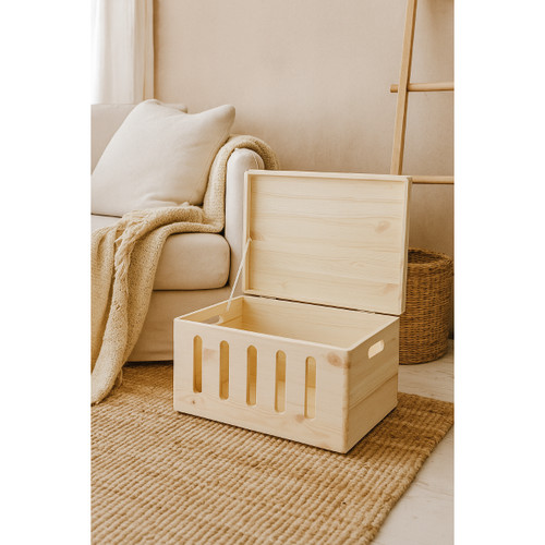 Large toy wooden box - large,