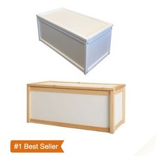 WOODEN TOY BOX STORAGE UNIT