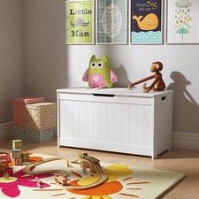 Wooden Toy Box Storage Unit