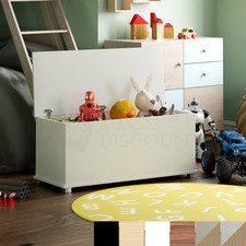 Wooden Toy Box Large Storage