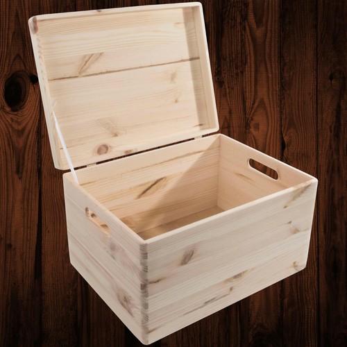 Xlarge wooden toy chest - toy, trunk