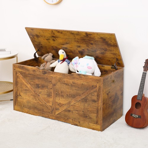 Wooden toy chest - wooden,