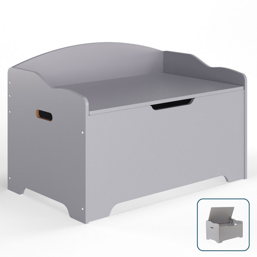 Kids wooden toy box storage - box,