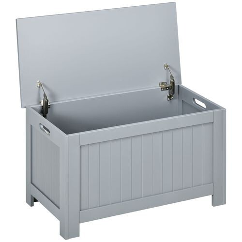 Large wooden storage toy chest - wooden,