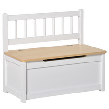 2 In 1 Wooden Toy Box, Kids